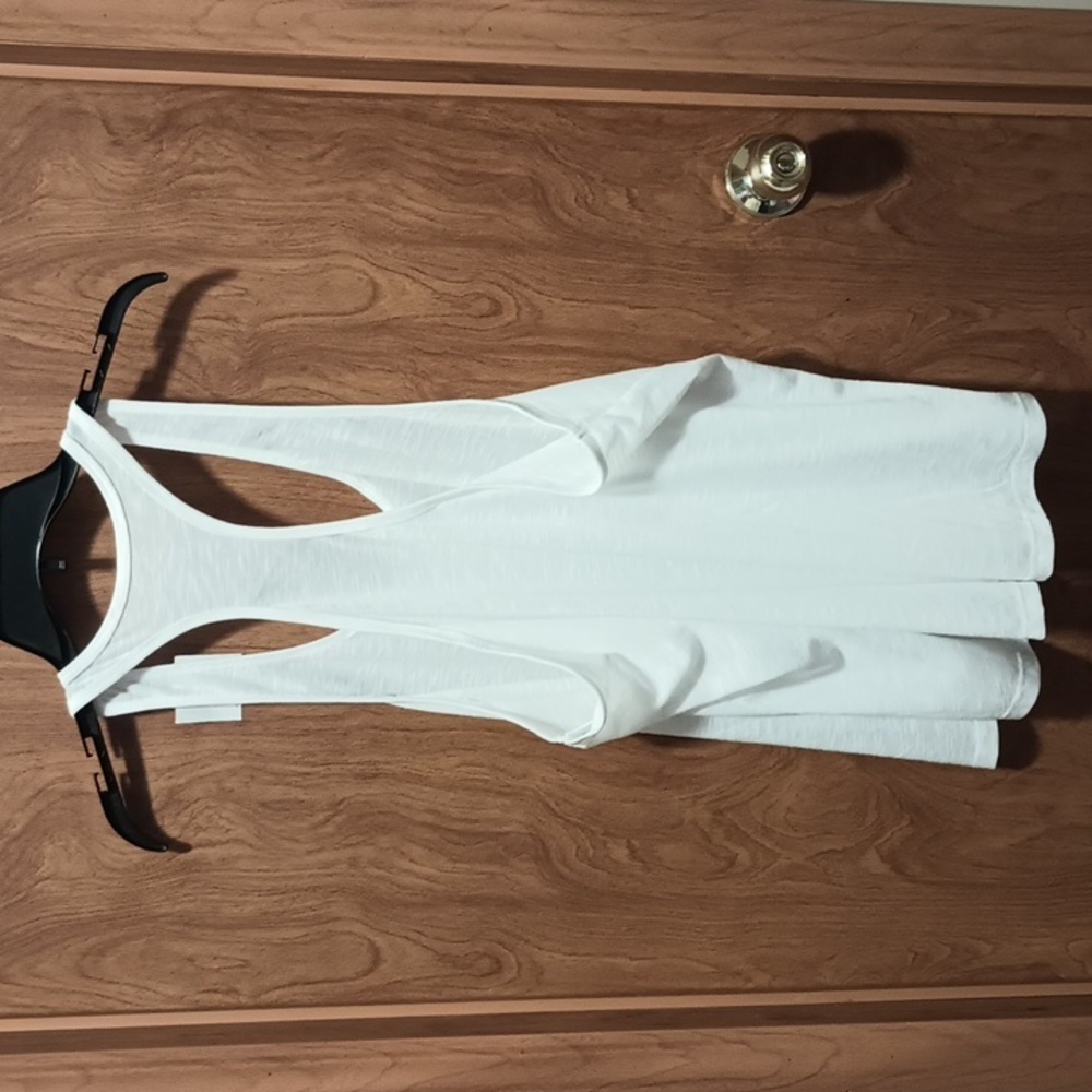 Sexy Basics 24/7 Anywhere White Low RacerBack Tank Top Athletic Shirt 2XL NWT - Picture 5 of 6